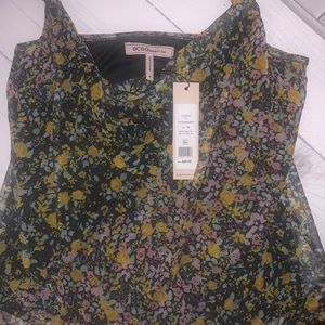 BCBG generation floral tank top NEW